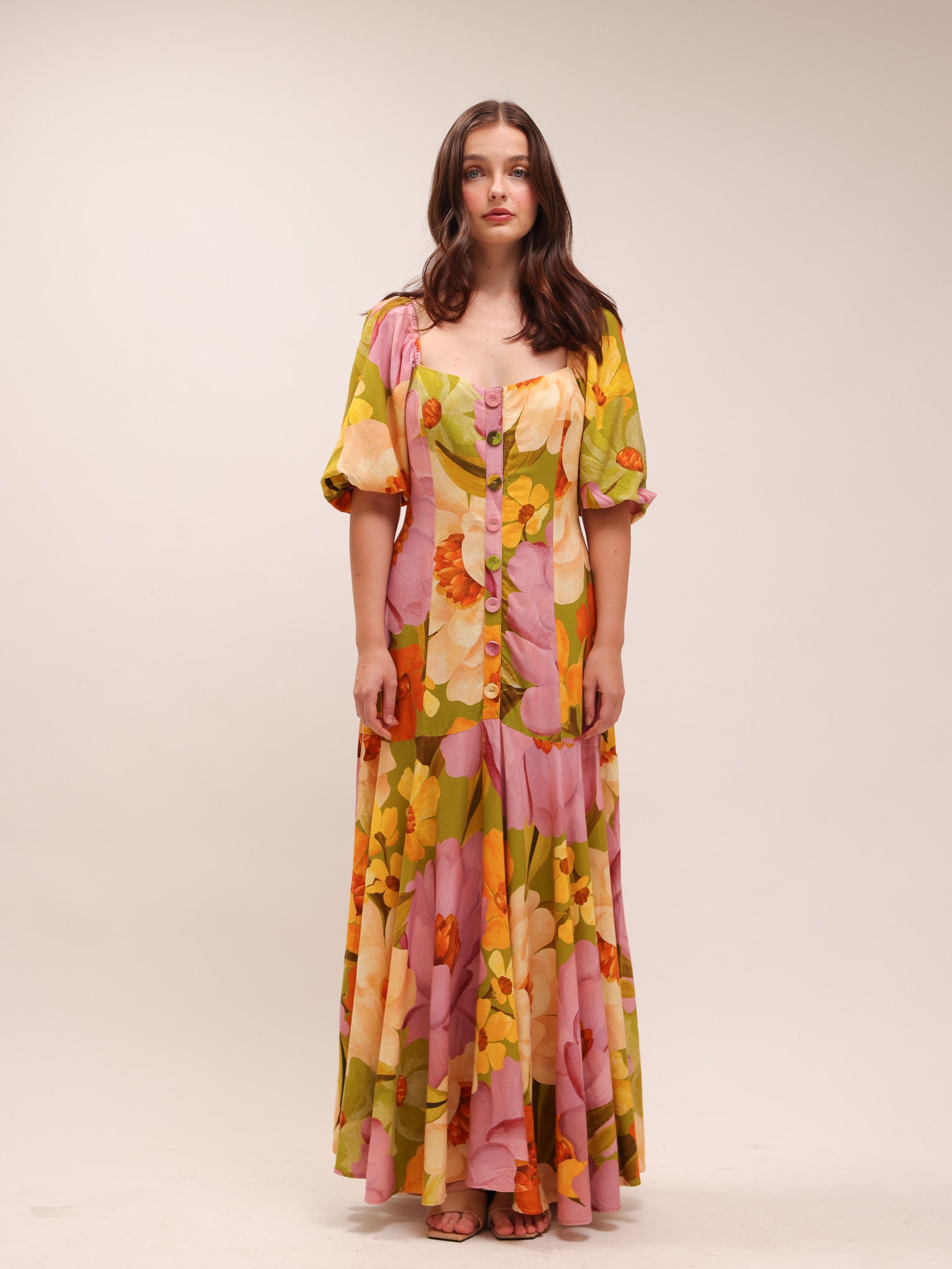 Chita Bella Maxi Dress in Amarelo