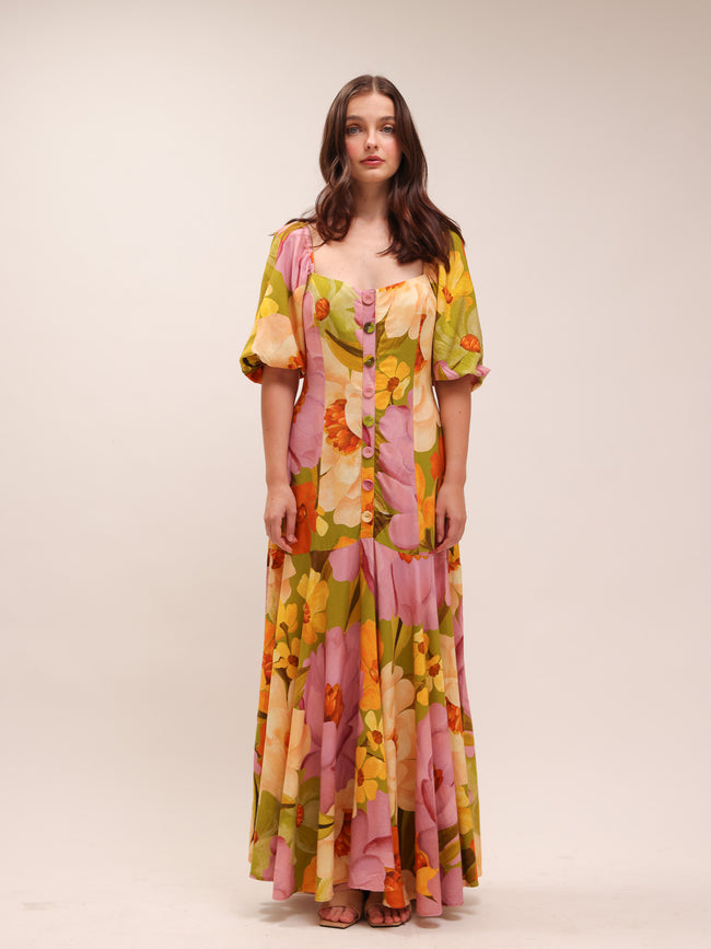 Chita Bella Maxi Dress in Amarelo