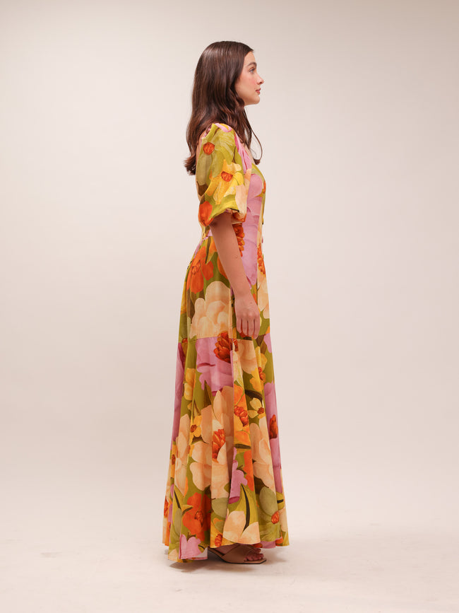 Chita Bella Maxi Dress in Amarelo