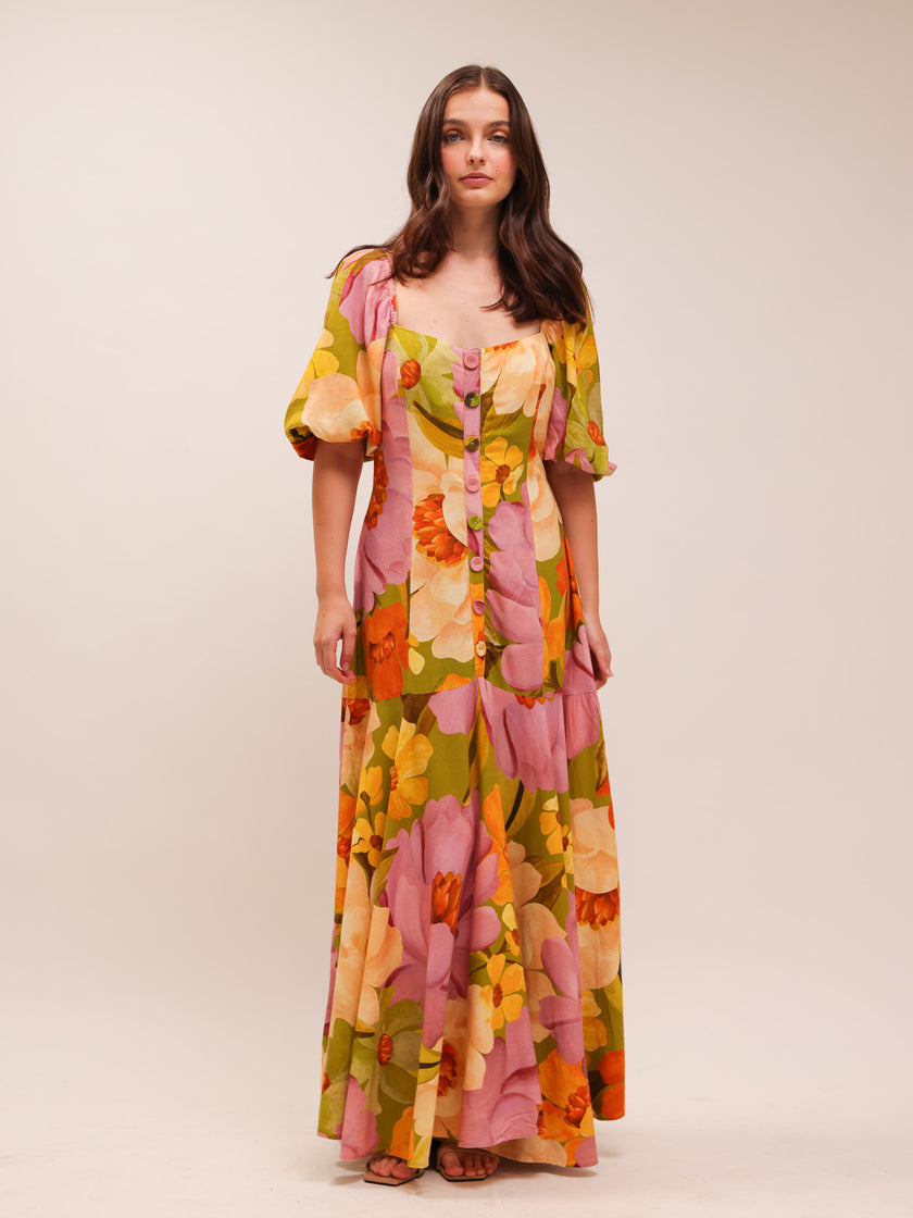 Chita Bella Maxi Dress in Amarelo
