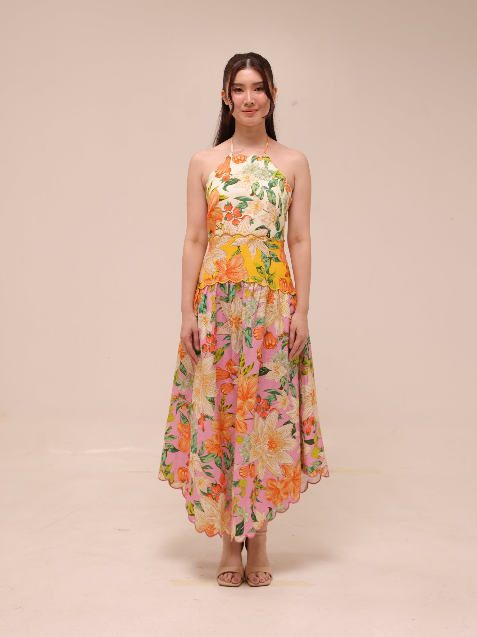 Guaragarden Floral-Print Maxi Dress