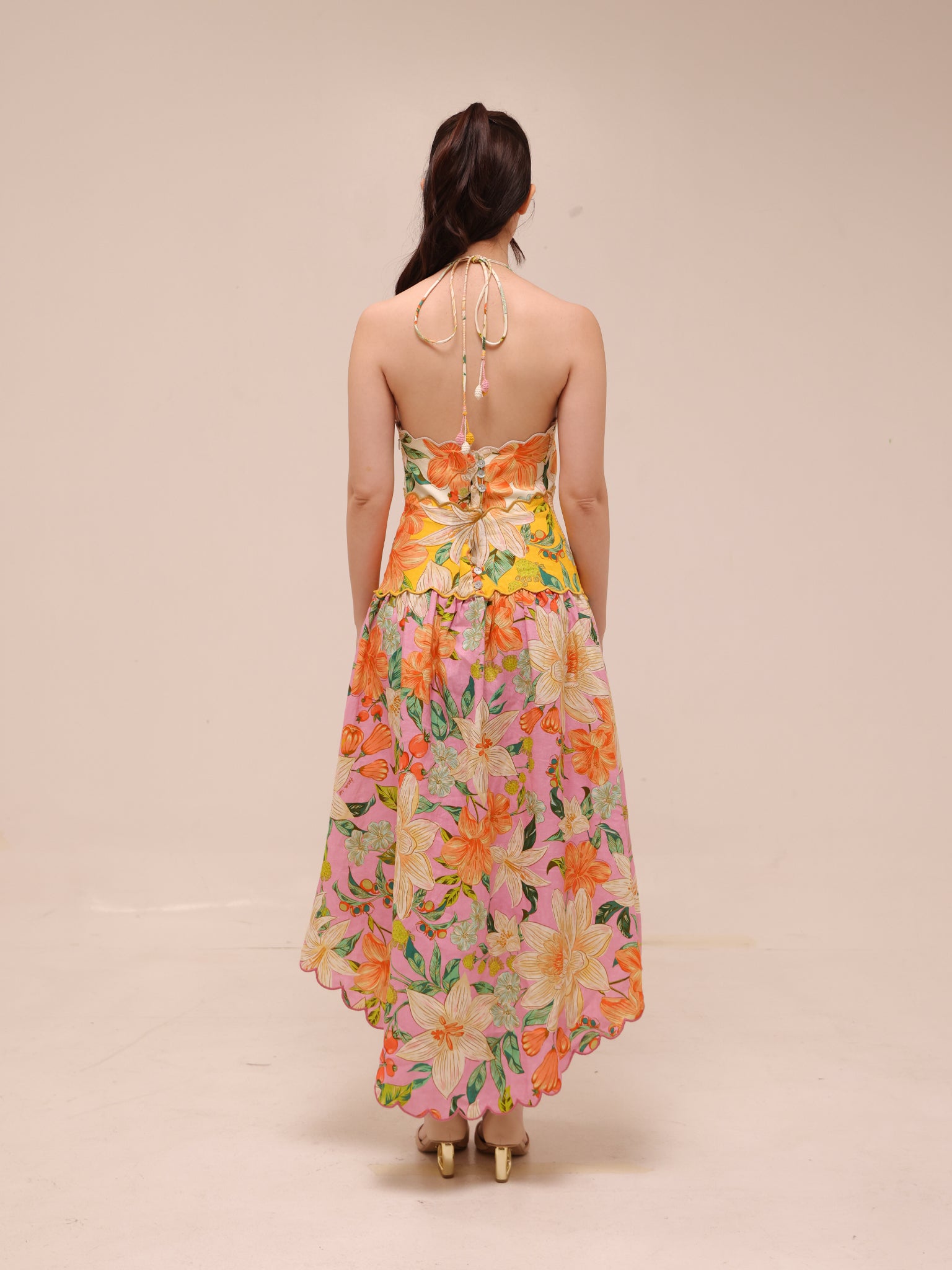 Guaragarden Floral-Print Maxi Dress