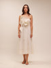 Off-White Garden Lenzing Ecovero Euroflax Midi Dress