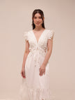 Butterfly Dress in White