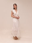 Butterfly Dress in White