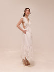 Butterfly Dress in White