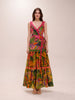 Tropical Parrot Maxi Dress