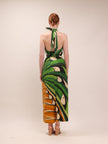 Toucan Tree Green Maxi Dress
