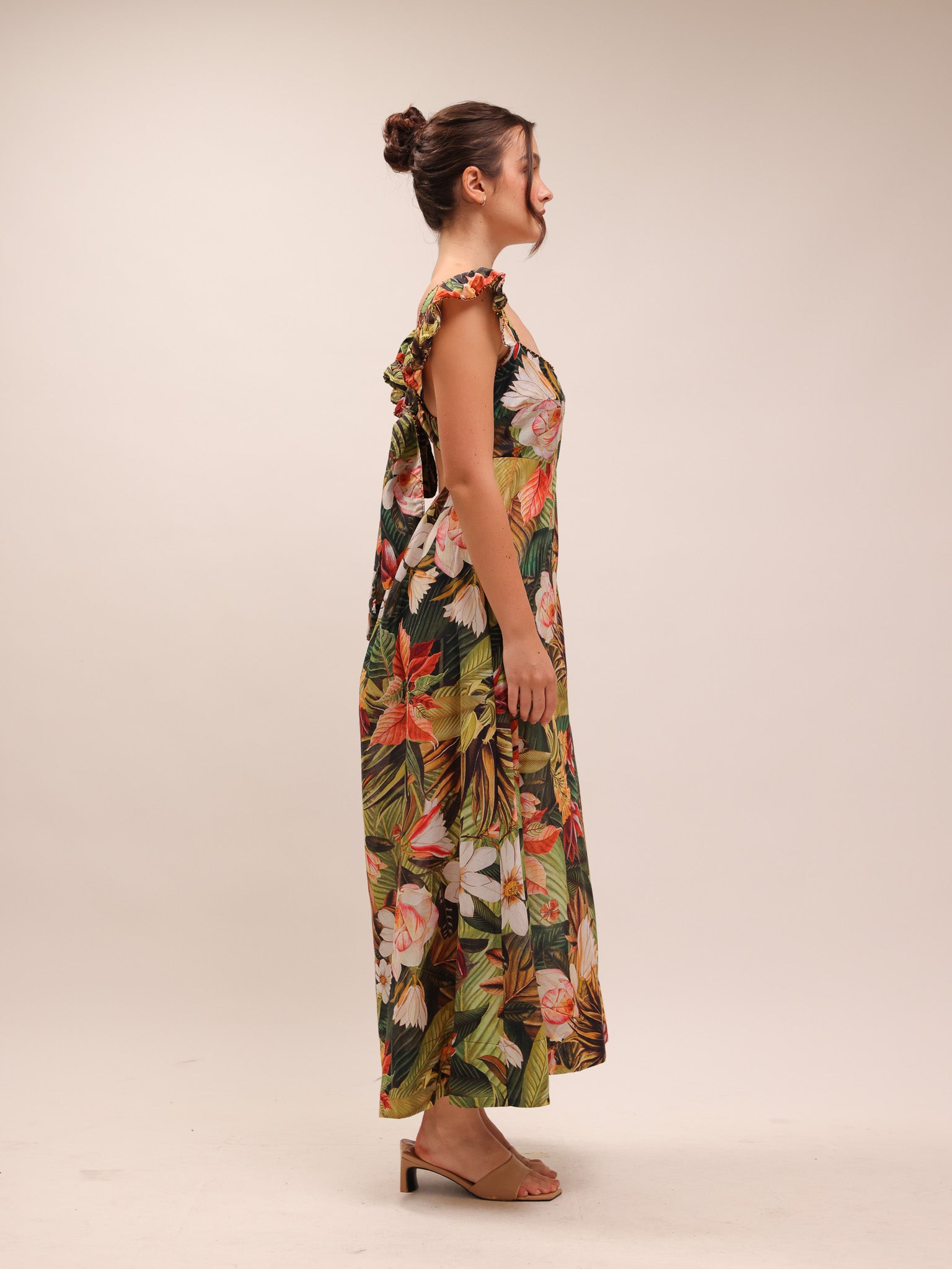 Botanical Forest Maxi Dress