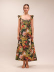 Botanical Forest Maxi Dress