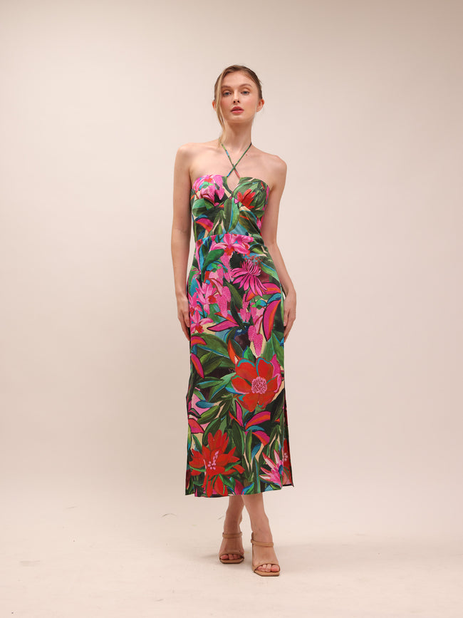 Jardin De Reve Midi Dress