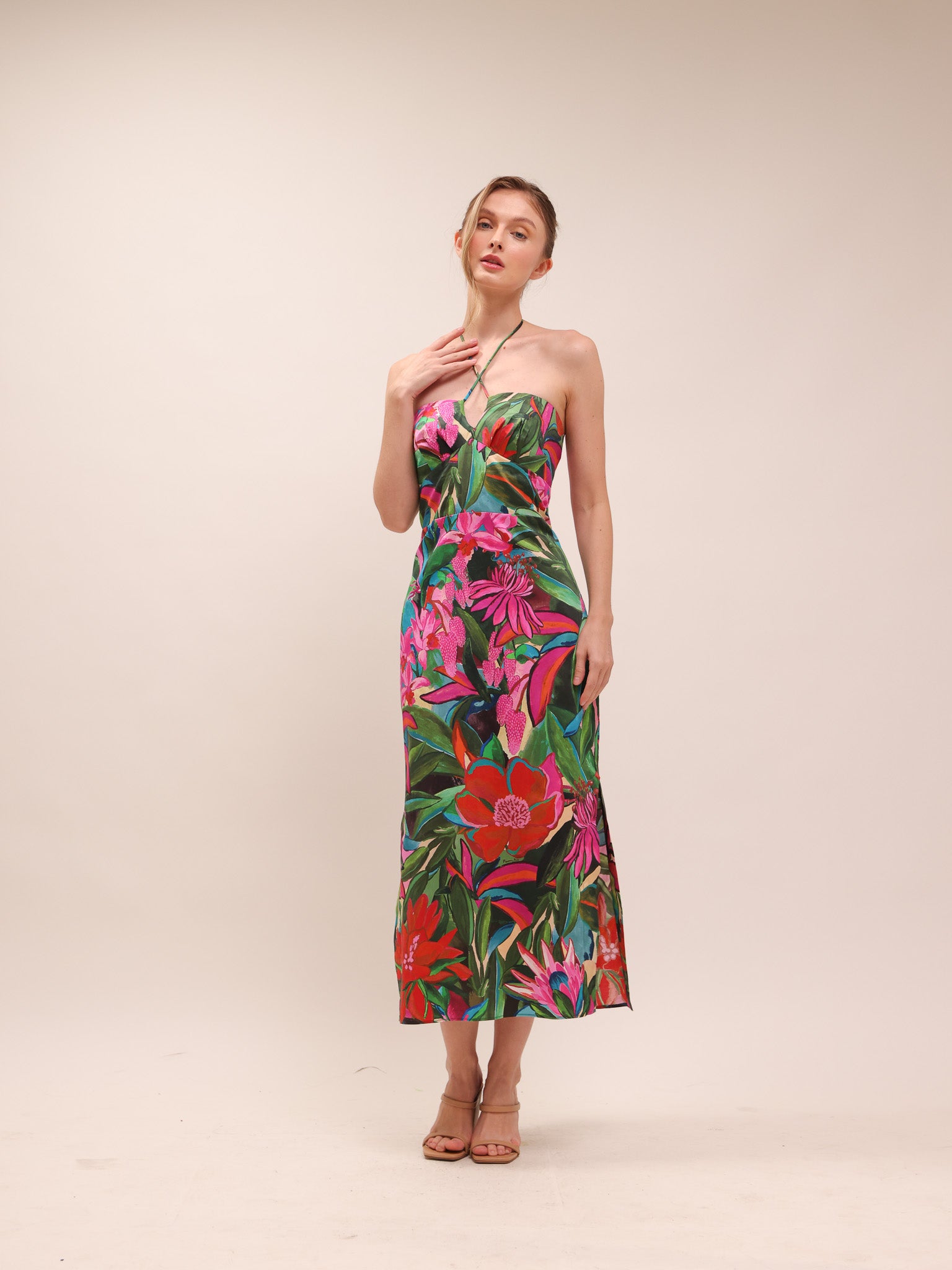 Jardin De Reve Midi Dress