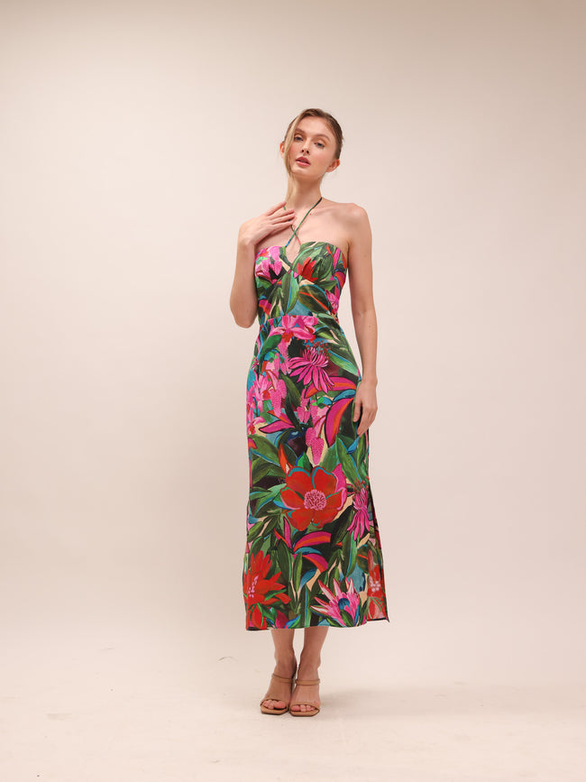 Jardin De Reve Midi Dress