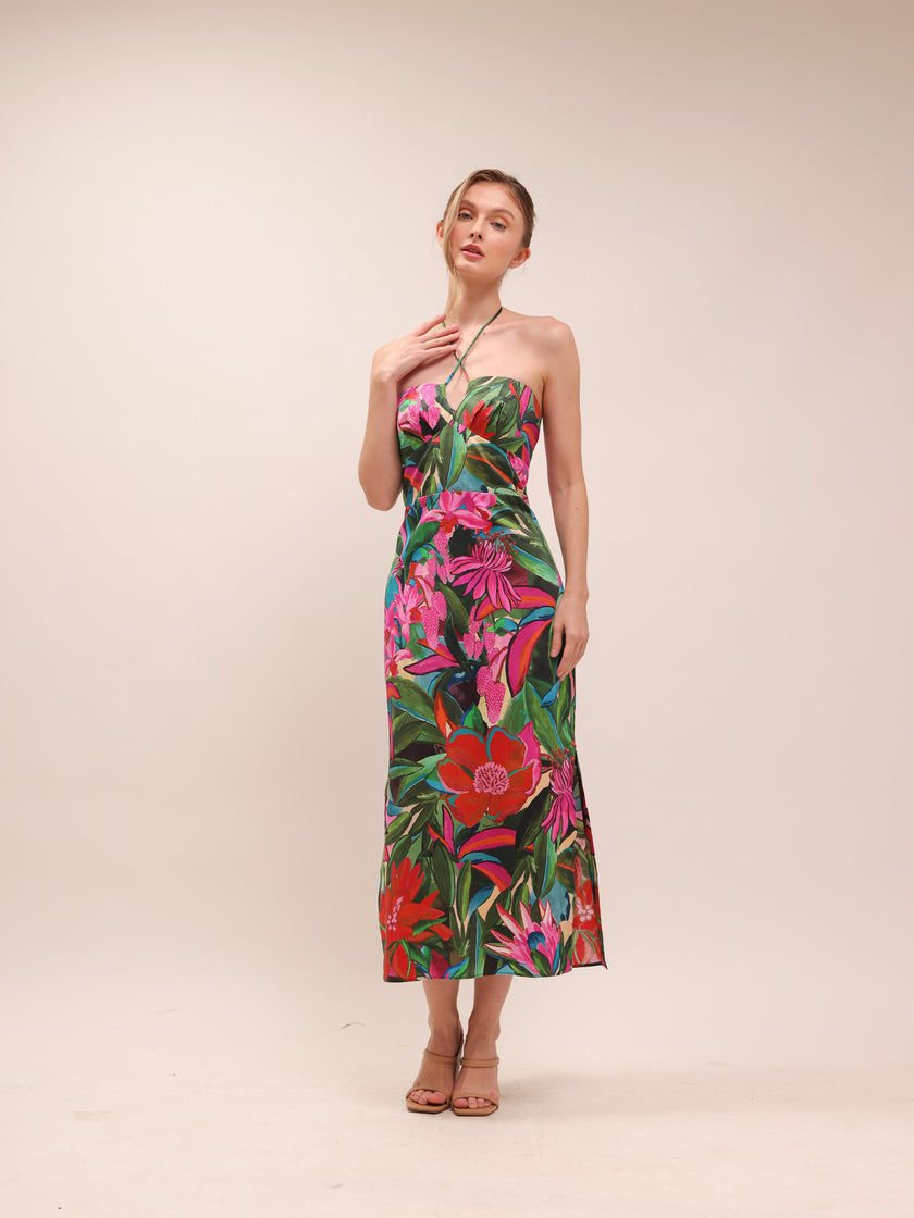 Jardin De Reve Midi Dress