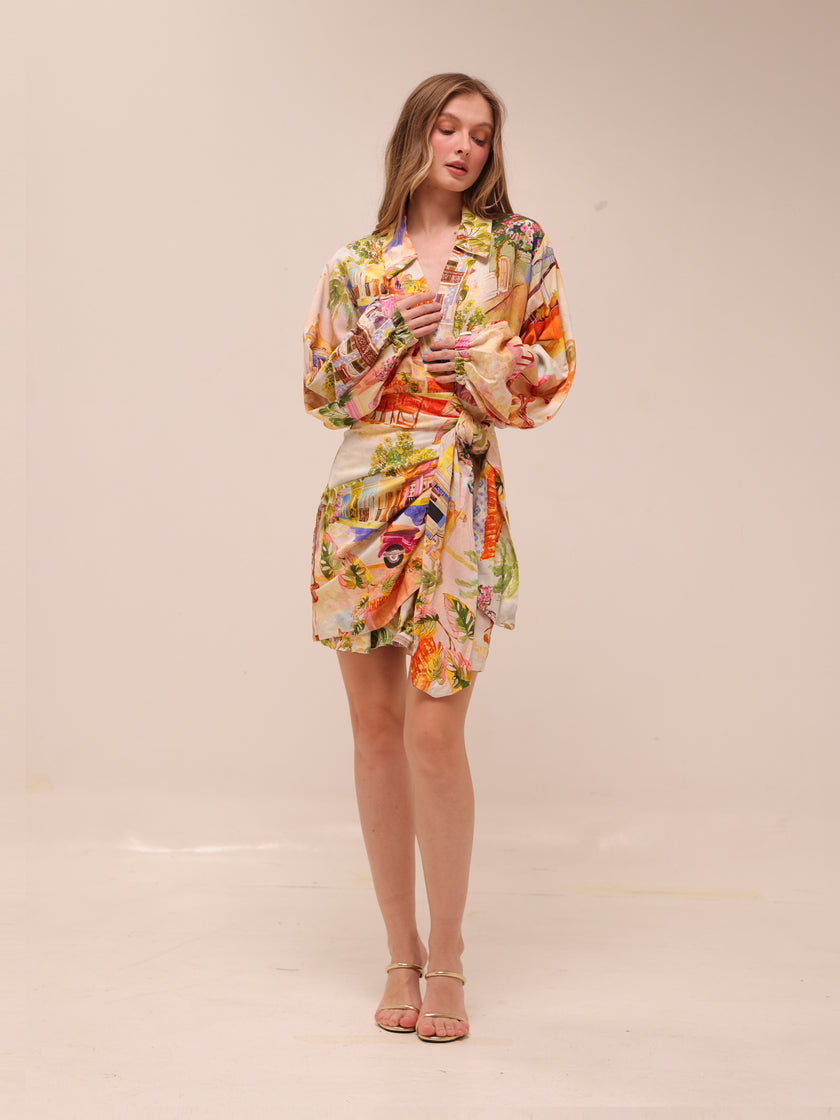 Aracati Wrap Around Dress