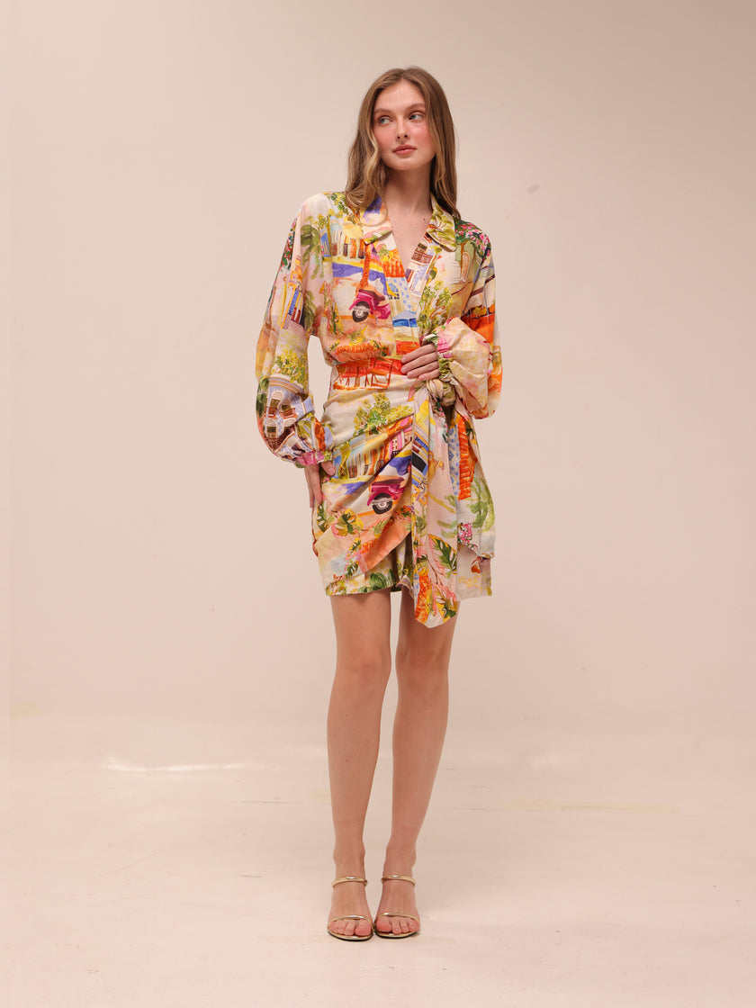 Aracati Wrap Around Dress