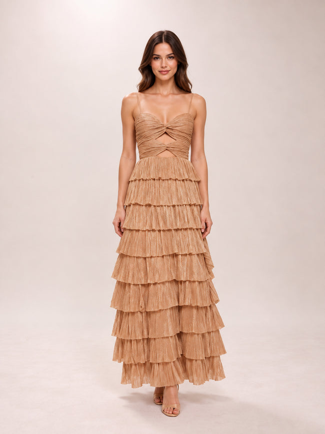 Grace Metallic Dress