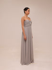 Pearl Strapless Maxi Dress