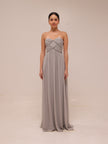 Pearl Strapless Maxi Dress