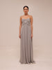 Pearl Strapless Maxi Dress