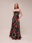 Verona Floral Column Gown