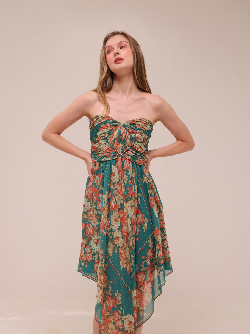 Mariselle Garden Drape Dress