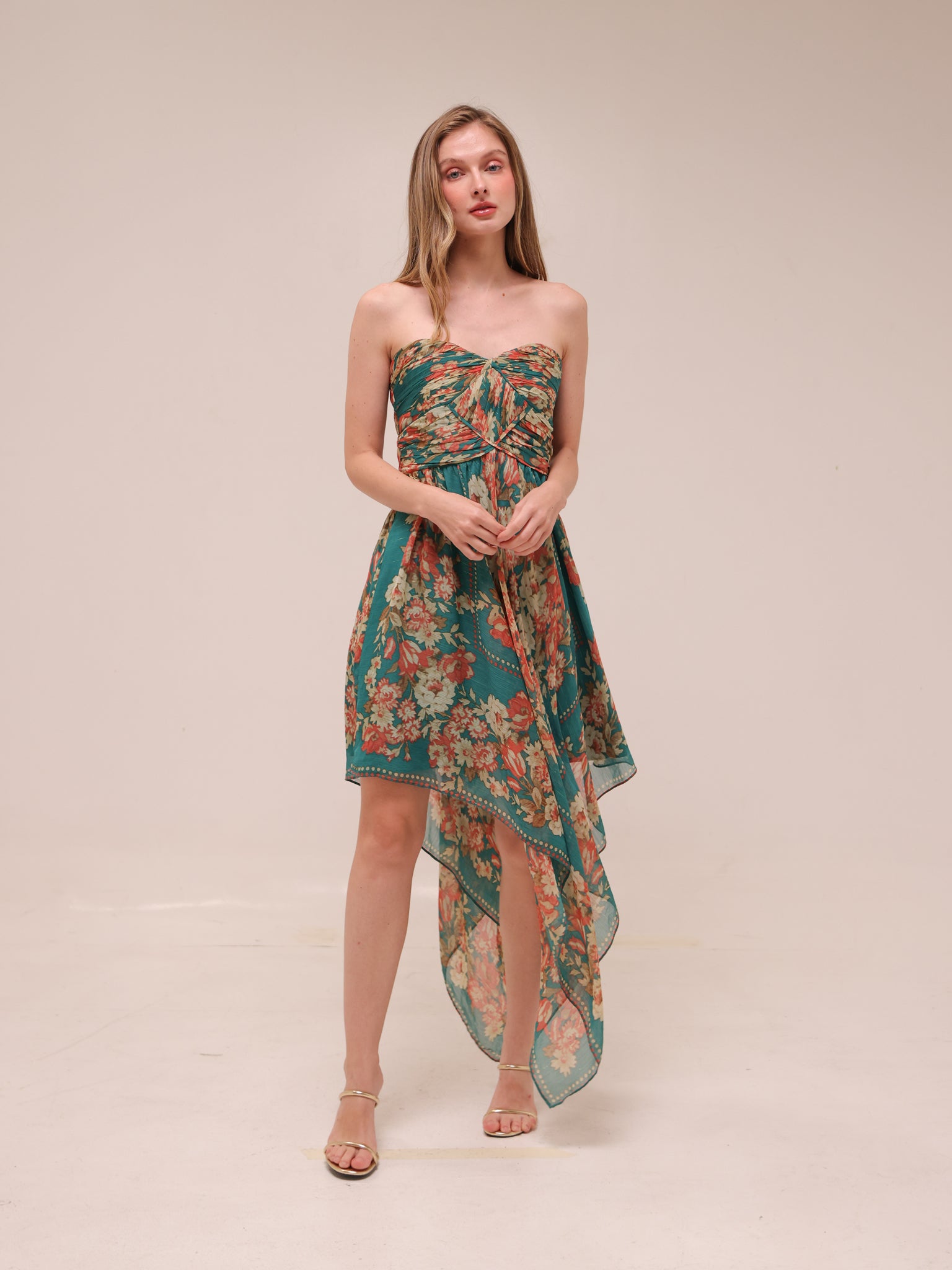 Mariselle Garden Drape Dress