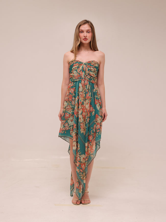 Mariselle Garden Drape Dress