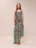 Sage Lace Asymmetrical Dress