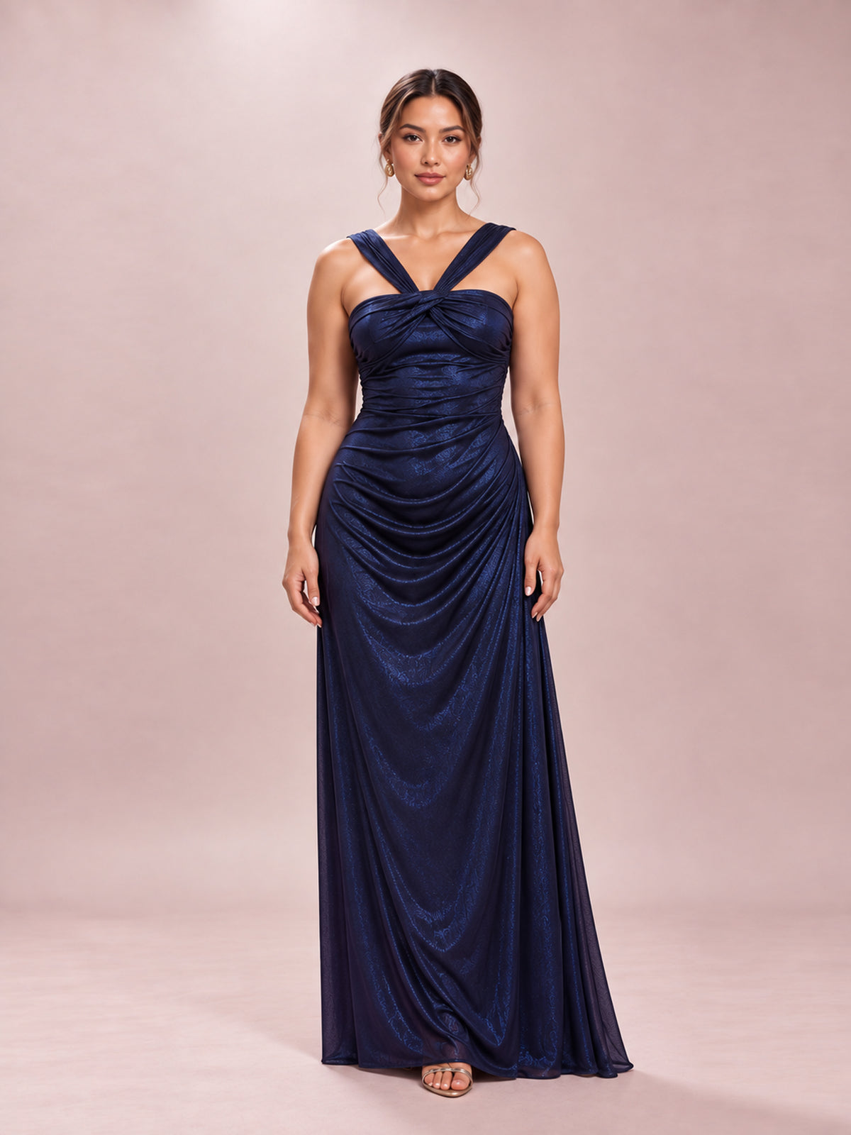 The Gathered Drape Gown