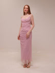 Nalini Cotton Candy Corset Maxi Dress
