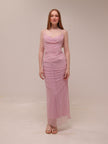 Nalini Cotton Candy Corset Maxi Dress
