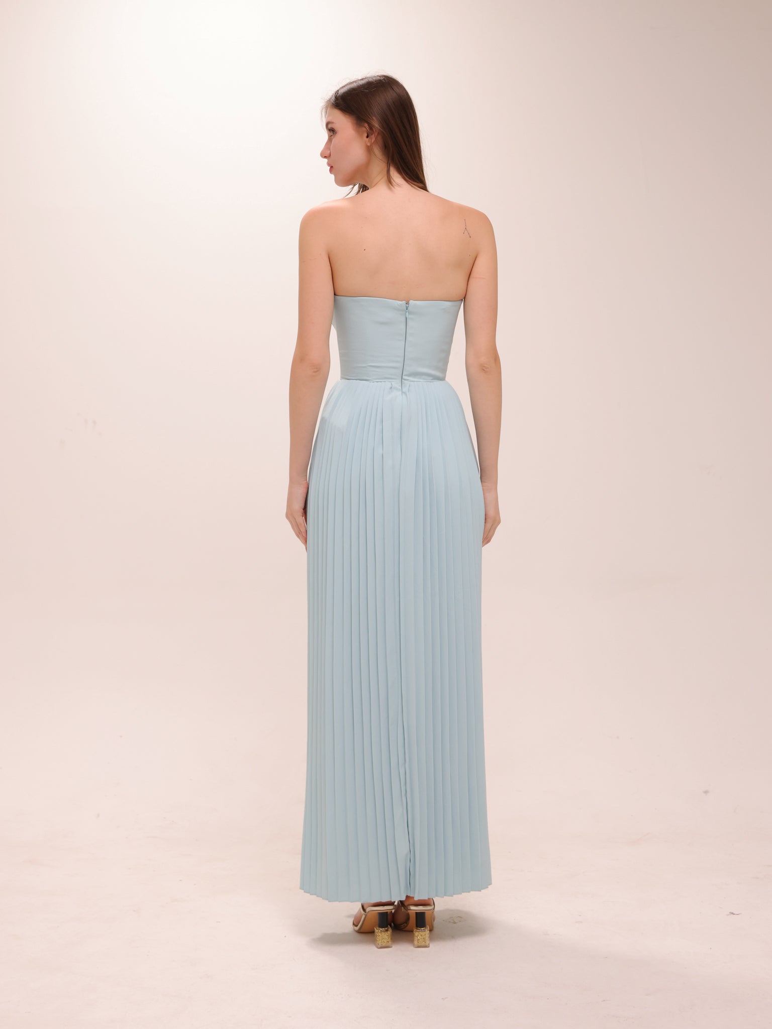 Marcella Pleated Maxi Dress