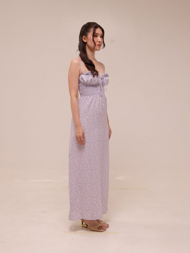 Janelle Lilac Floral Dress