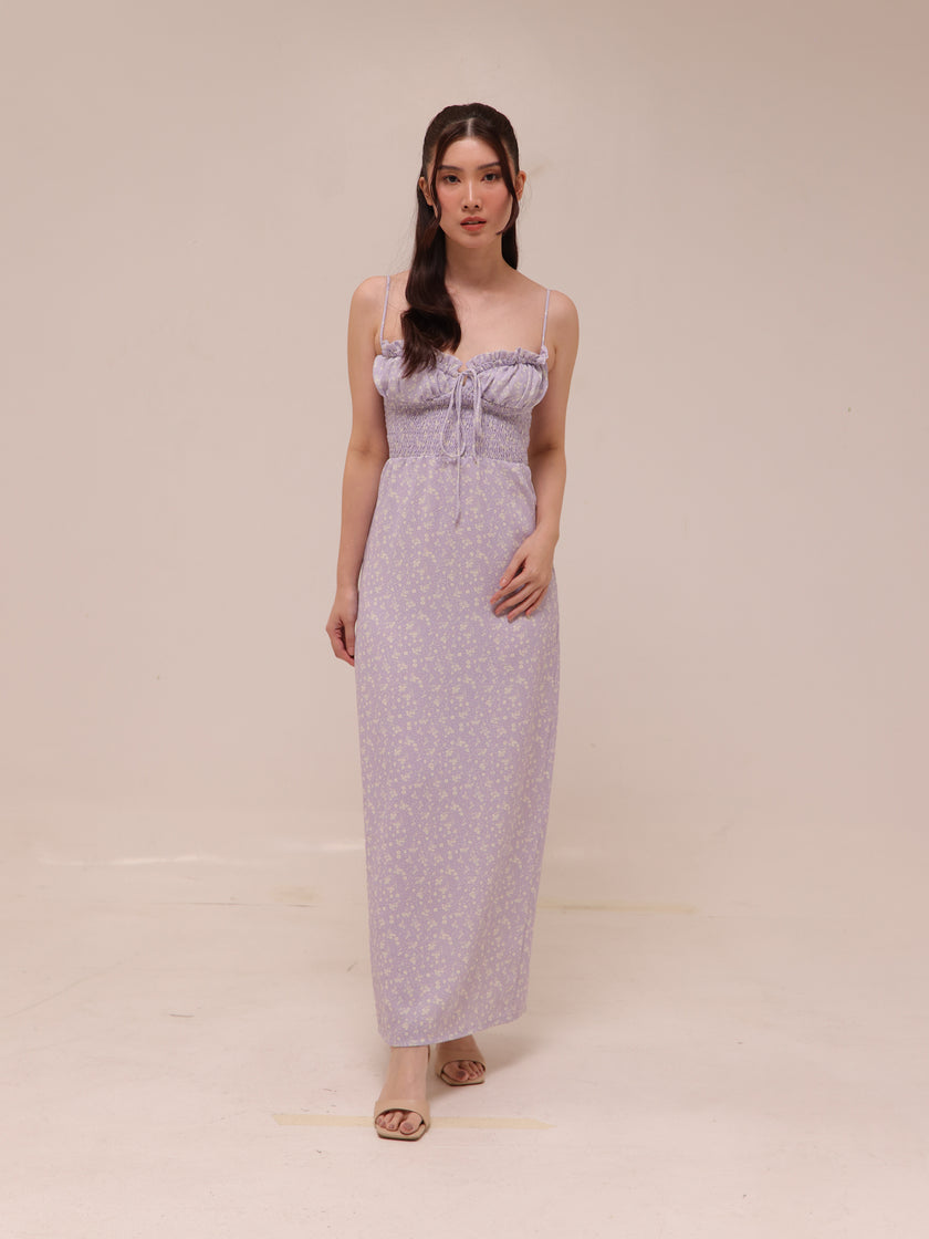 Janelle Lilac Floral Dress