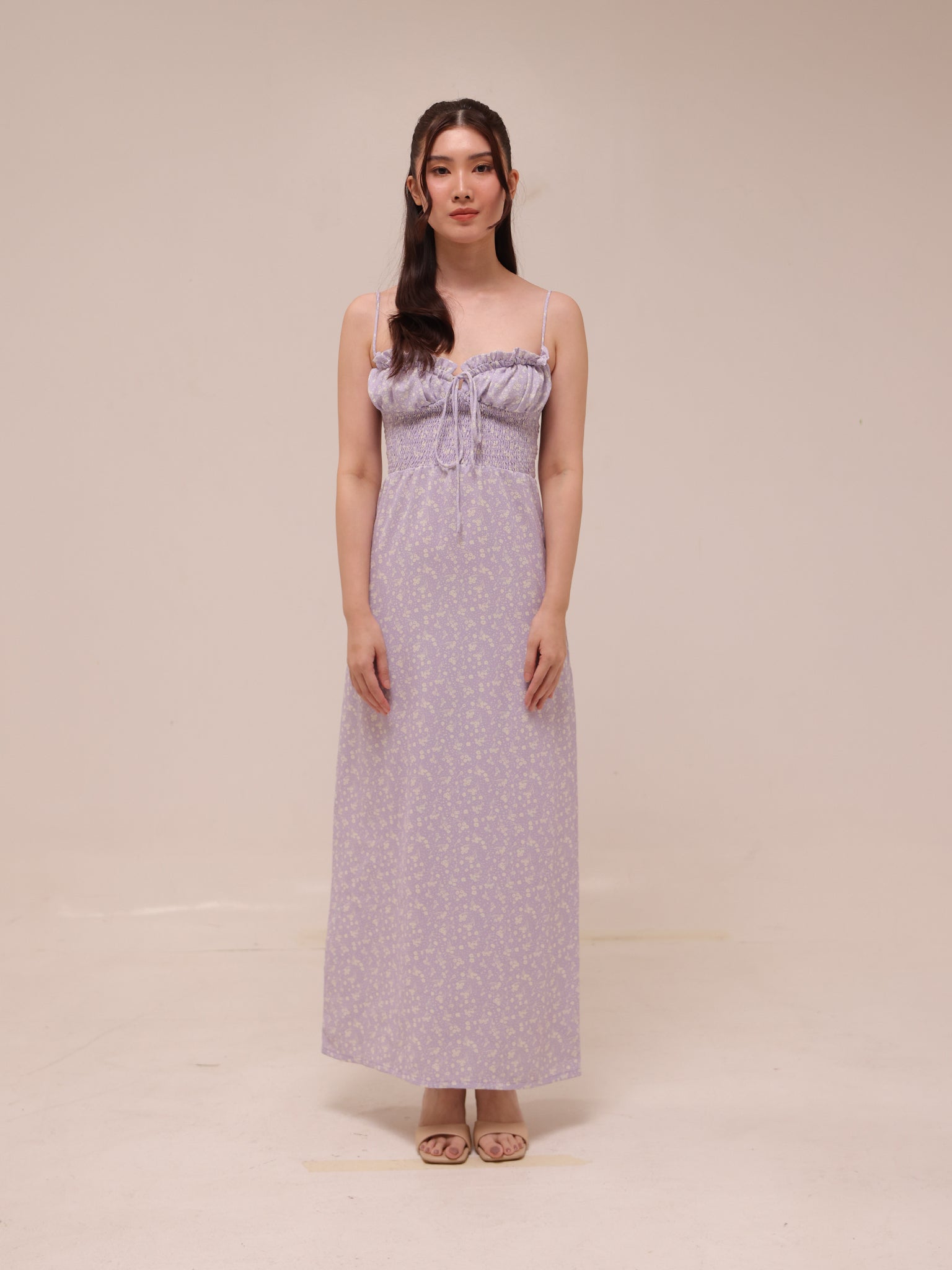 Janelle Lilac Floral Dress
