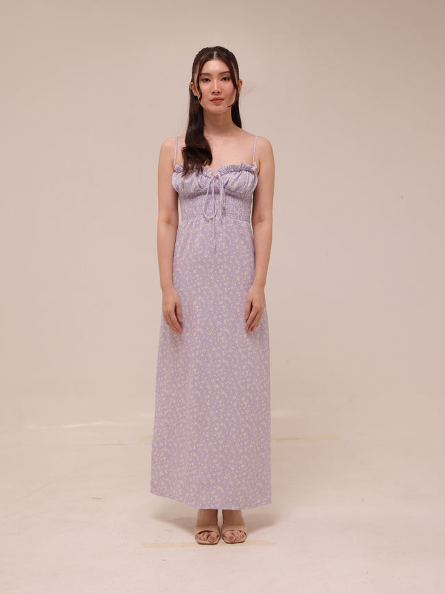 Janelle Lilac Floral Dress