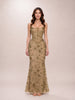 Naima Olive Bronze Corset Maxi