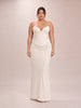 Eve Ivory Satin Corset Maxi Gown