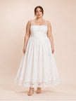 Chloe White Midi Dress
