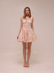 Natassia Pink Meadow Mini Dress