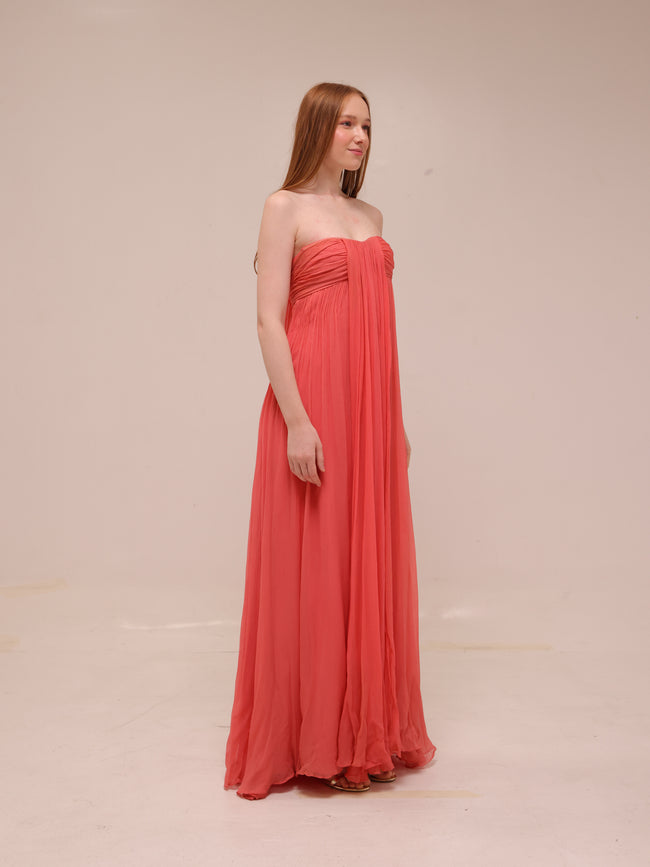 Front Tie Detail Gown
