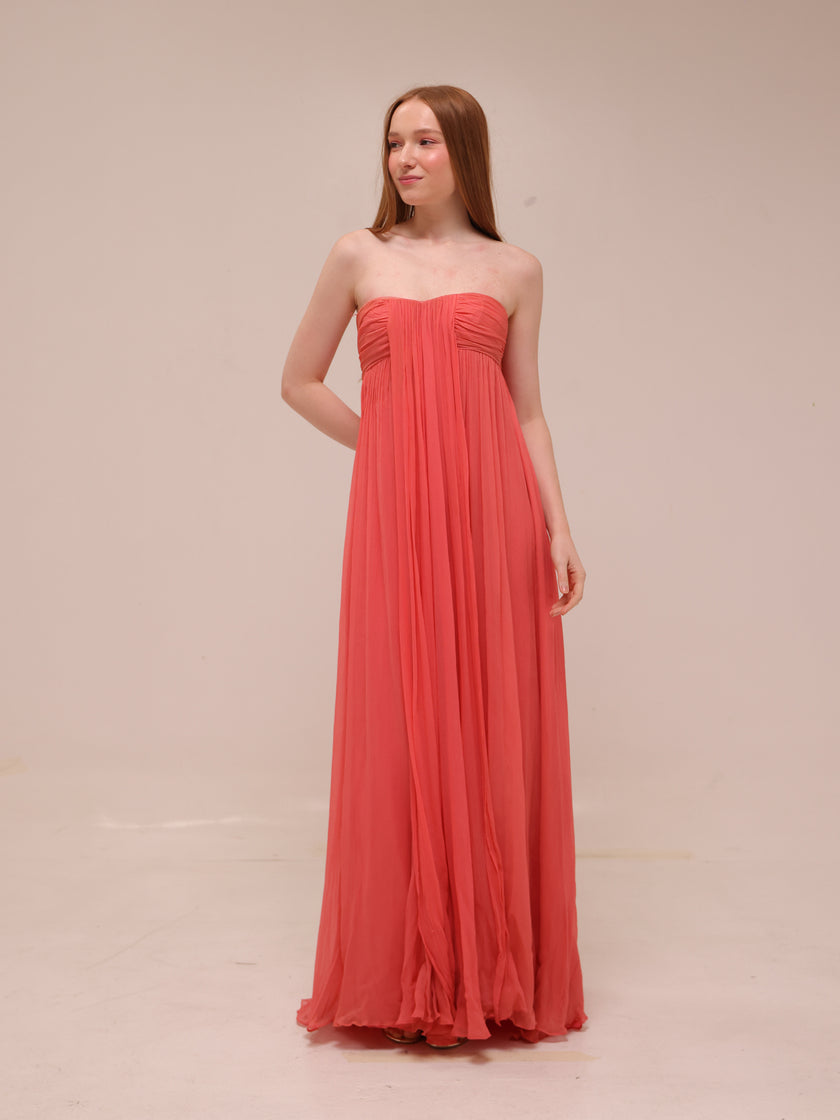 Front Tie Detail Gown