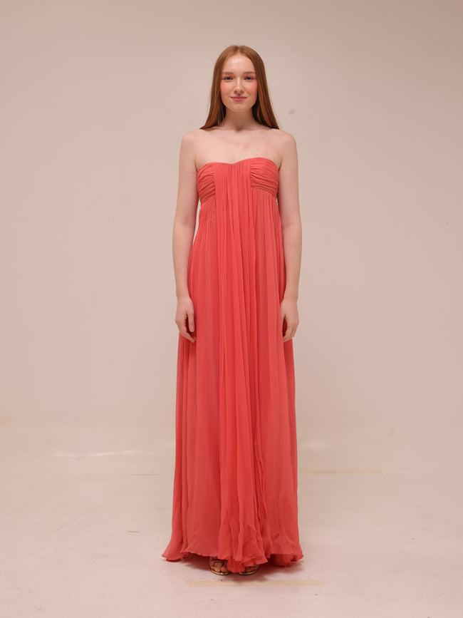 Front Tie Detail Gown