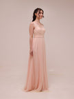 Celeste Blush Tulle Gown
