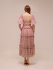 Hera Shirred Midi Dress