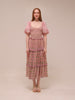 Hera Shirred Midi Dress