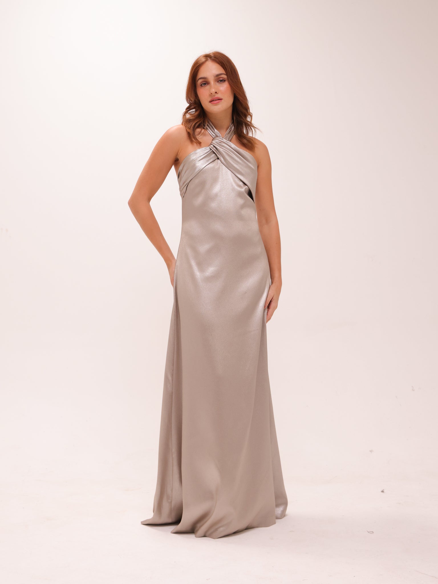 Raelynn Gown In Metallic