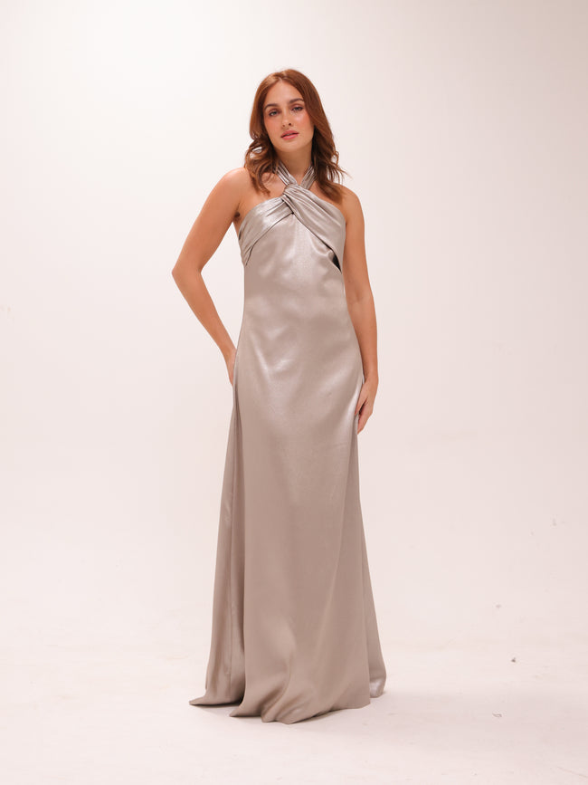 Raelynn Gown In Metallic