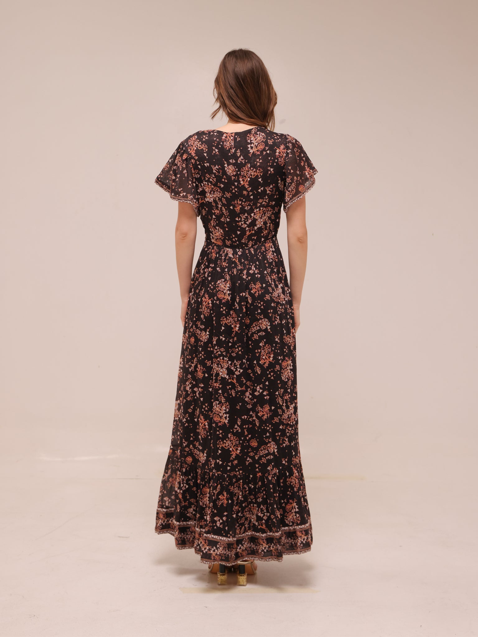 Agathe Halterneck Maxi Dress
